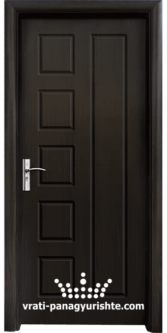 Интериорна HDF врата, модел 048-P Венге